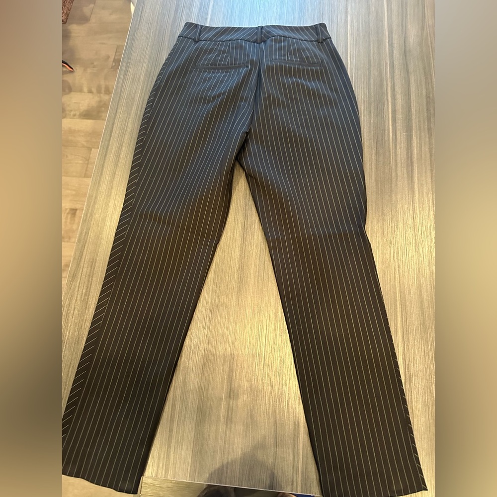 White House Black Market pinstripe dress pants.